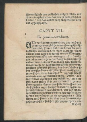 Caput VII. De generatione undarum.
