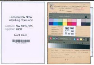 Entnazifizierung Hans Noel , geb. 24.02.1912 (Grosshaendler)