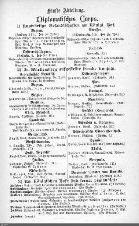 Diplomatisches Corps