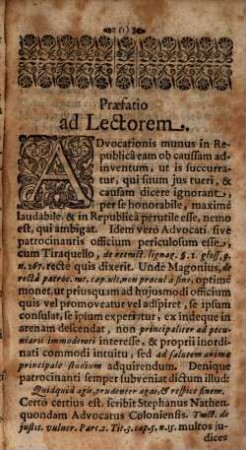 Advocatus peccans : sive tractatus de peccatis advocatorum et procuratorum, conscientiae ipsorum excutiendae inscriviens