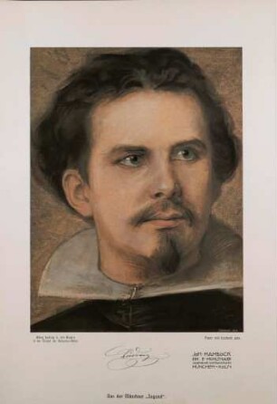 Porträt von König Ludwig II. von Bayern,