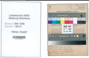 Entnazifizierung Rudolf Hillmer , geb. 29.09.1911 (Bahnpolizist)