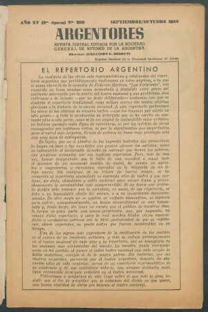 El repertorio argentino