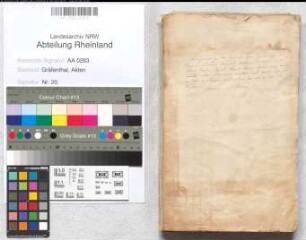 Manuale über Empfang und Verausgabung der abteilichen Einkünfte