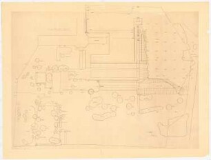 Garten Fraenkel, Berlin-Kladow: Bestandsplan der Gesamtanlage, 1:200