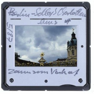 Berlin, Schloss Charlottenburg : Zaun zum Vorhof