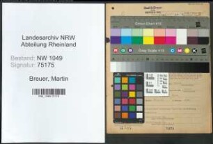 Entnazifizierung Martin Breuer , geb. 26.04.1885 (Fabrikant)