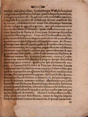 Scriptum, Nomine Christianissimi Regis, Imperii Directorio praesentatum : [Dedit Ratisbonae die prima Maii. 1673]