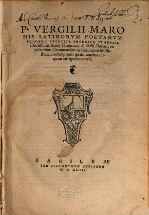 Bucolica, Georgica et Aeneis