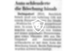 Auto schleuderte die Böschung hinab