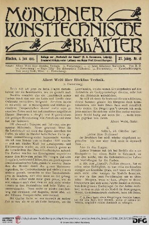 15: Albert Welti über Böcklins Technik [2]