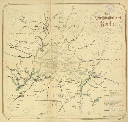 Der Wirtschaftsbezirk Berlin