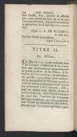 Titre II.