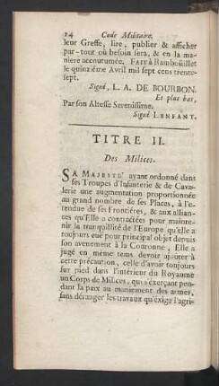 Titre II.