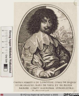Bildnis Carl Albert Graf von Bucquoi (Bucquoy), Herr von Longueval