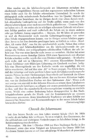 Chronik des Johanneums