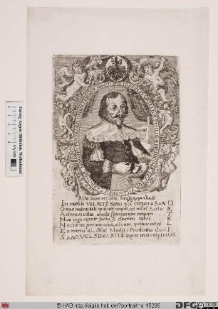 Bildnis Johannes Oertel (lat. Ortelius)