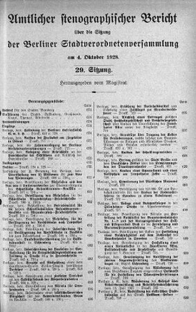 No. 29, 4. Oktober 1928