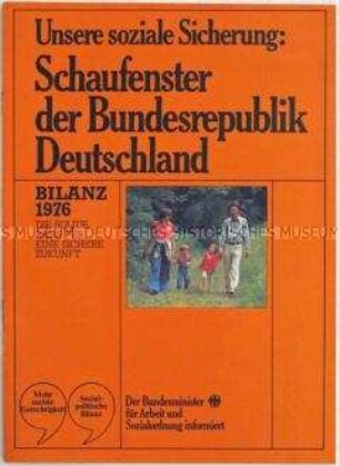 Informationsschrift über die Sozialleistungen in der Bundesrepublik 1976