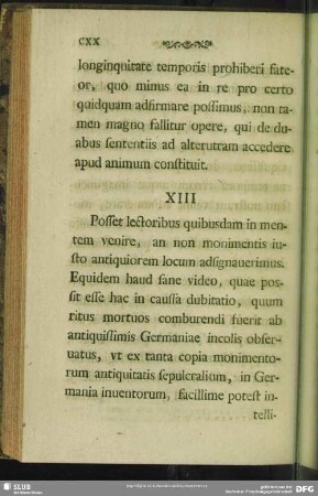 XIII. Monimenta Thuringorum sepulcralia