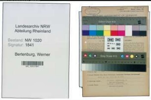 Entnazifizierung Werner Bertenburg , geb. 10.09.1911 (Fabrikant)