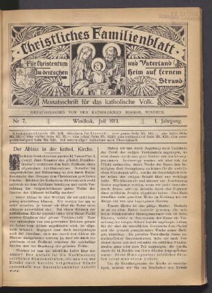 Nr. 7. Juli 1913