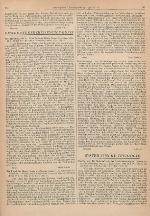 742-743 [Rezension] Barth, Karl, Die Botschaft von der freien Gnade Gottes