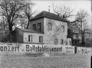 Dresden-Neustadt, Drachenschänke, ehemals Linckesches Bad. Ansicht der Elbseite