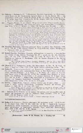 Naturwissenschaften (Nr. 343 - 359)