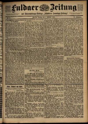 Ausgabe vom Freitag, den 03. Februar 1899.