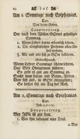 Am 1. Sonntage nach Epiphanias