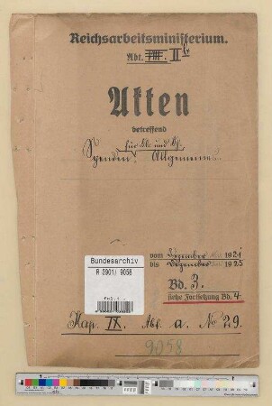 Spenden für Kriegsbeschädigte und Kriegshinterbliebene .- Allgemeines: Bd. 3
