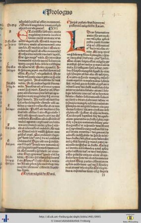 Prᶒfatio beati hieronymi presbyteri in evangelium secundum Lucam