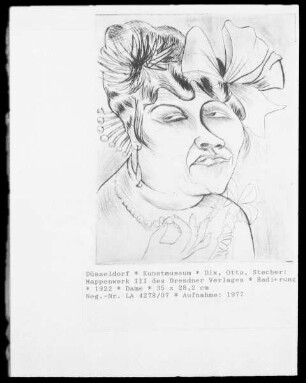 Mappenwerk III des Dresdner Verlages — Dame