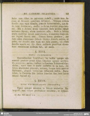 §. XXVII. Usus Veterinarius Internus