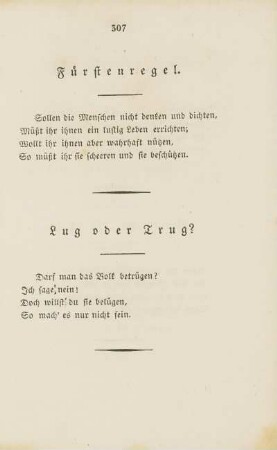 Lug und Trug?