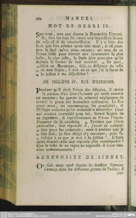 De Philippe IV. Roi D'Espagne