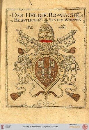 Des Heiligen Römischen Bebstlichen Stvels Wappen