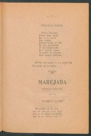 Marejada : (Tango triste)