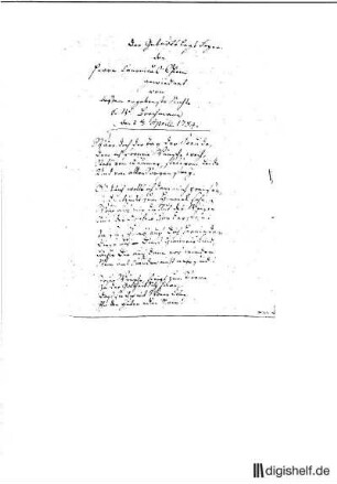 4: Brief von Friederica Wilhelmina Borchmann an Johann Wilhelm Ludwig Gleim