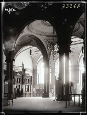 Alter Bahnhof, Empfangshalle 1913