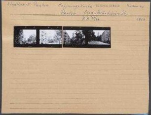 Straßenansichten. Berlin, Pankow, Elsa-Brandström-Straße