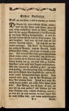 Erster Auftritt - Zehnter Auftritt