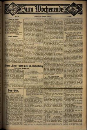 Dritte Ausgabe vom Sonntag, den 02. März 1930.
