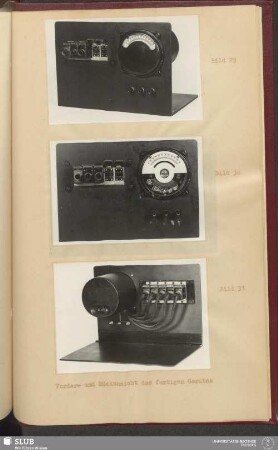 Bild 29, Bild 30, Bild 31: Vorder- und Rückansicht des fertigen Gerätes