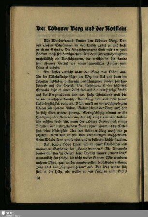 Der Löbauer Berg und der Rotstein
