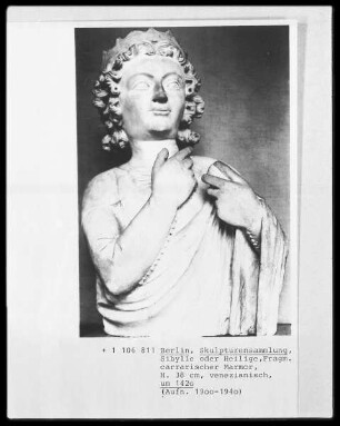 Zwei Sibyllen — Sibylle oder Heilige