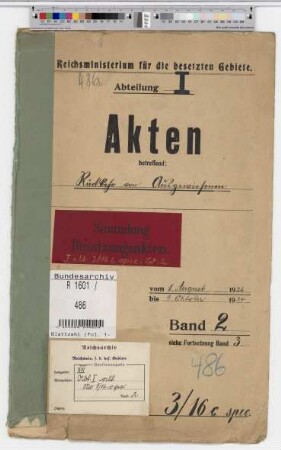 Rückkehr von Ausgewiesenen: Bd. 2