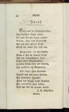 Zuruf.