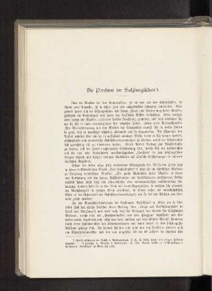 Die Perchten im Salzburgischen